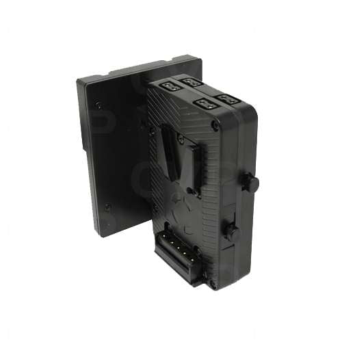 CoreSWX ( HLX-TS-SFF ) Hotswap/Sharkfin V-Mount Plate. Accepts both Helix packs to connect to HLX-BAB-V mount plate to output 33.6v.