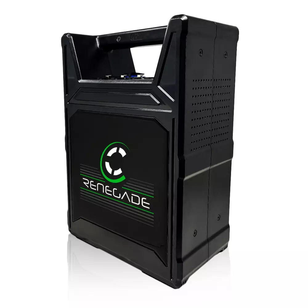 CoreSWX ( RNG-XL1 ) RENEGADE XL Mobile Power Station, 1376wh Li-ion battery system, 15v/28v/48v outputs, 2x ptap and USB