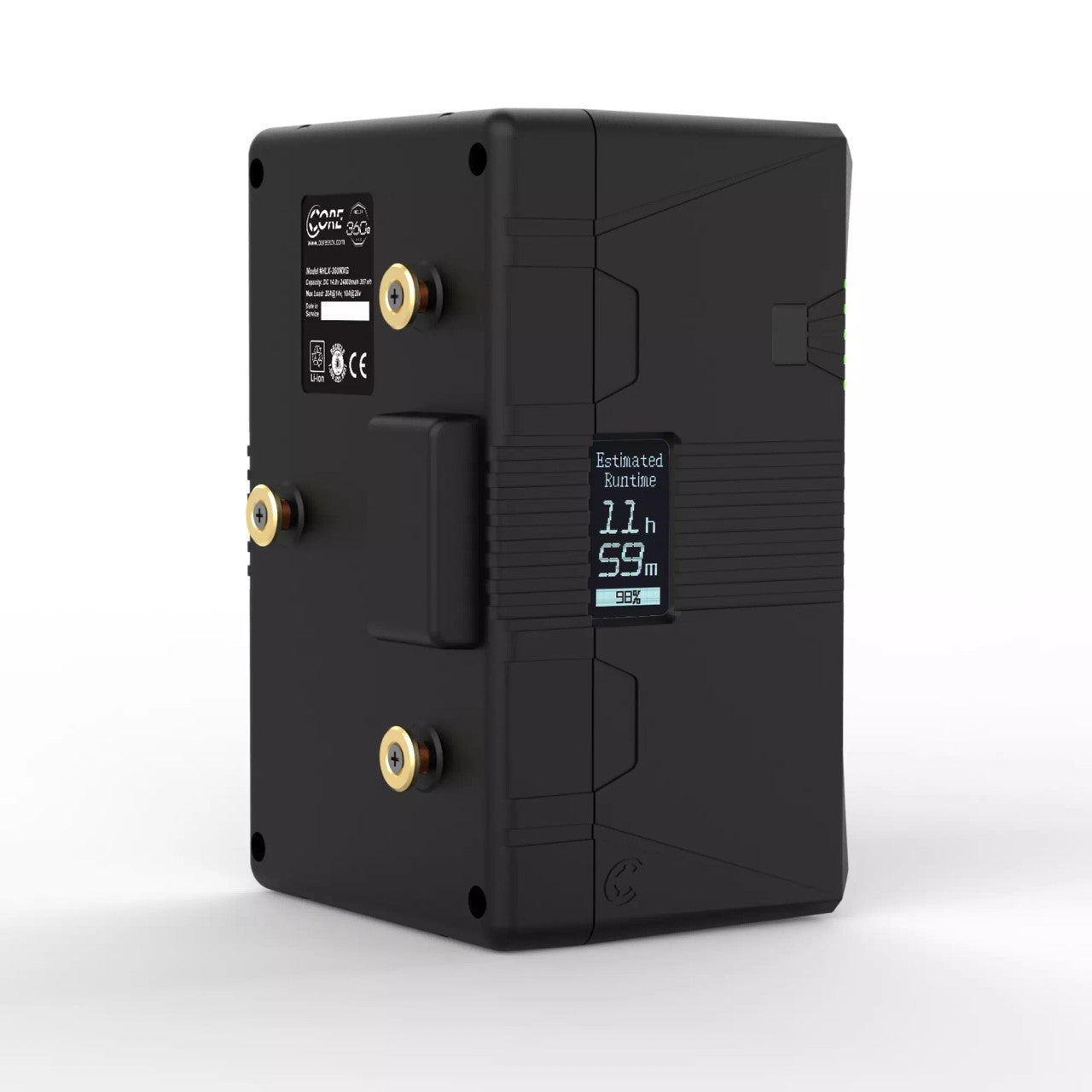 CoreSWX ( HLX-360MXG ) Helix360max, 14.4v/28.8v, 367wh 3-stud battery pack, LCD and w/ ptap and USB, , 20A Max Load