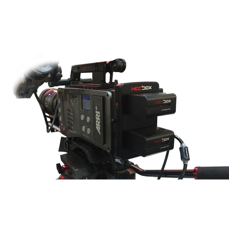 Hedbox V-lock Battery adapter Plate use 2X Sony NP-F to make 14.4V V-Lock Battery, D-Tap Out