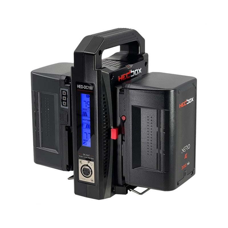 Hedbox Professional V-Mount 600 Wh Dual Channel Power Station Set