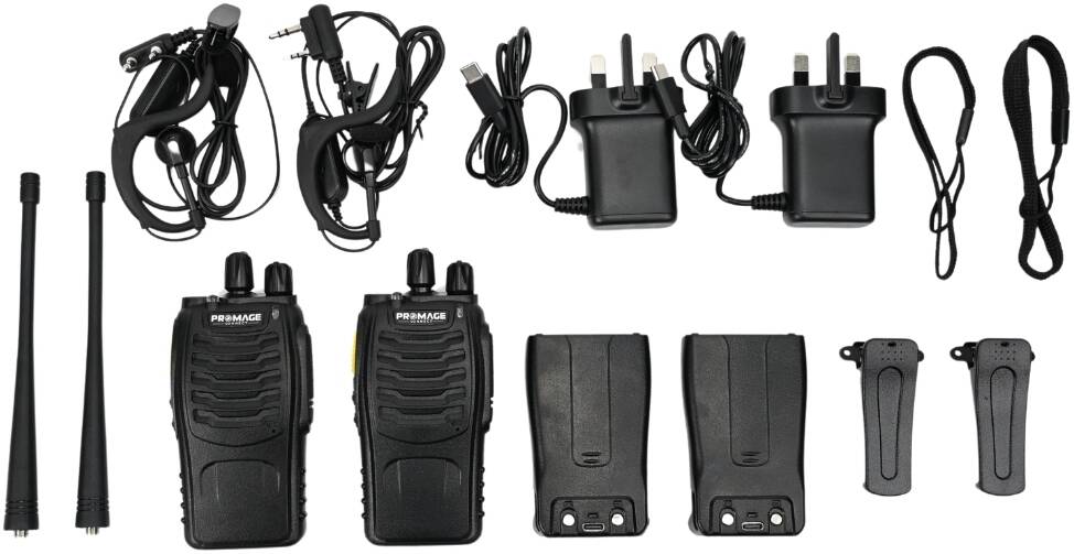 Coppia di Ricetrasmittenti Portatili - Promage PC-WT710