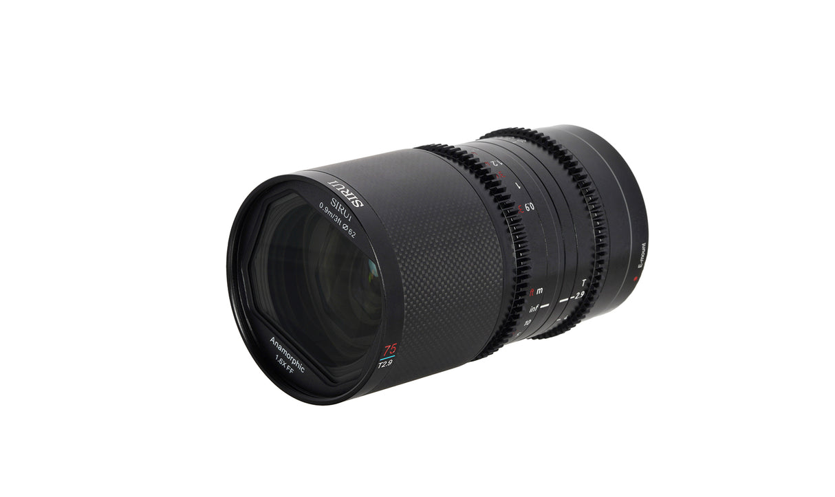 SIRUI Saturn 75mm Full-frame Carbon Fiber Anamorphic Lens (Sony E)