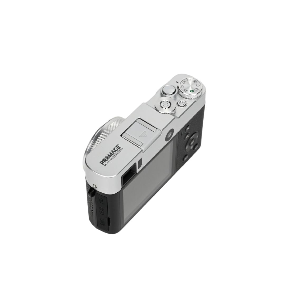 Fotocamera Digitale Nera 5K Promage PC225 – 48MP, Autofocus, Dual Camera