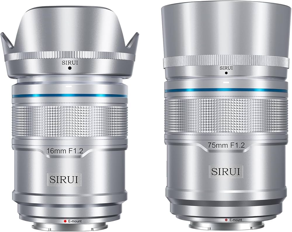 Sirui AS-2S-ES Sniper AF 16mm & 75mm Set E Mount Silver