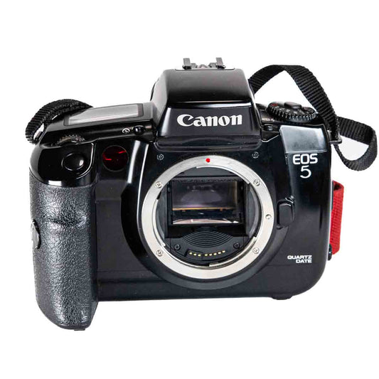 Canon EOS 5 Quartz Date (analogica) con grip aggiuntivo - Usato