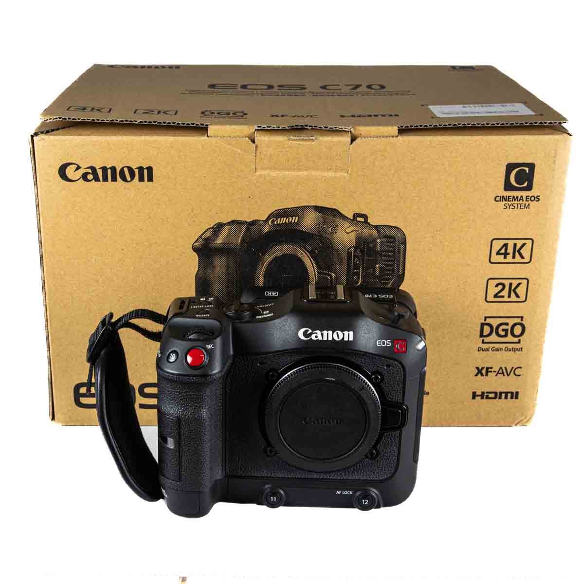 Canon EOS C70 con Mount adapter EF-EOS R - Usato