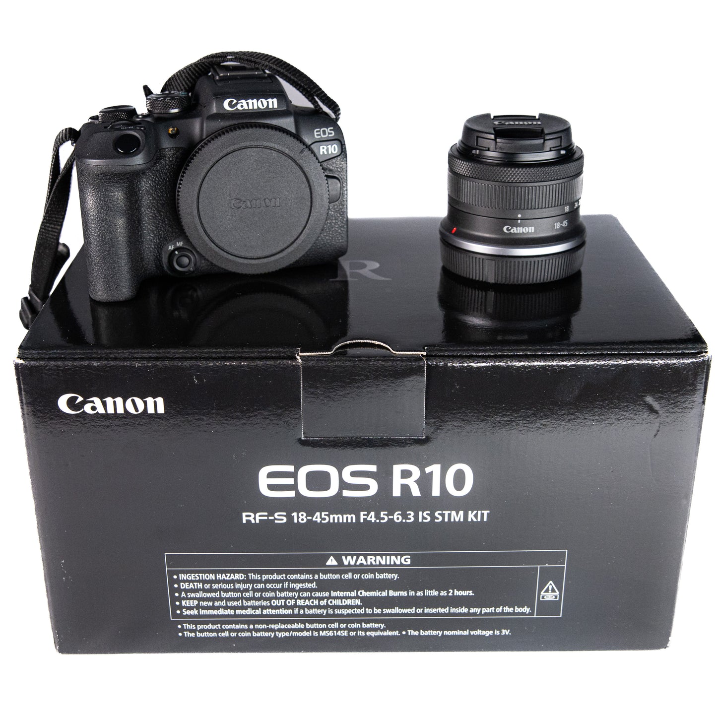 Canon EOS R10 + RF-S 18-45mm F4.5-6.3 IS STM Kit - Usato