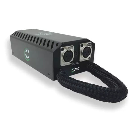 CoreSWX ( AlphaV-28 ) Core 28v, 500w Fan-less power supply with soft rope handle, 2x 3p XLR output