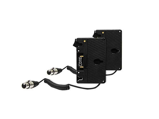 CoreSWX ( Core-SumoAG ) Double G-mount kit with coiled powertap to XLR 4-pin for Atomos Sumo