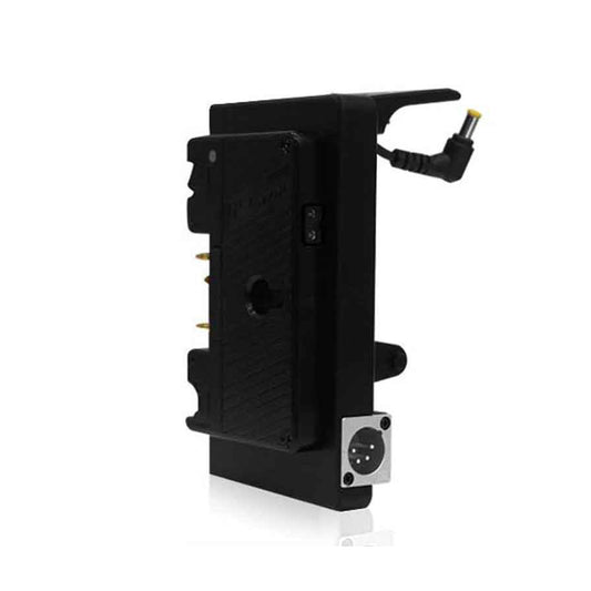 CoreSWX ( GP-A-FS7 ) G-mount bracket, with a 4-pin XLR input option and two p-taps as output options