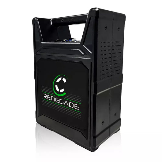 CoreSWX ( RNG-XL1 ) RENEGADE XL Mobile Power Station, 1376wh Li-ion battery system, 15v/28v/48v outputs, 2x ptap and USB