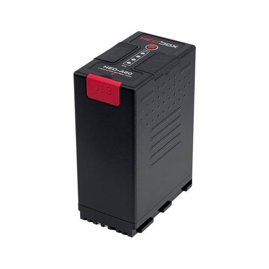 Hedbox Li-Ion Battery pack 6700mAh for CANON BP-A; 2x D-Tap 14.4V / USB 5V, 4-LED Power Meter