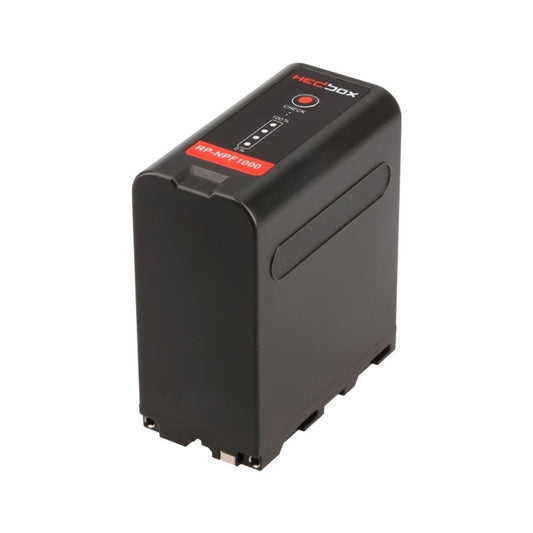 Hedbox Li-Ion Battery Pack for SONY NPF 7.4V 10400mAh, 4-LED Power Meter