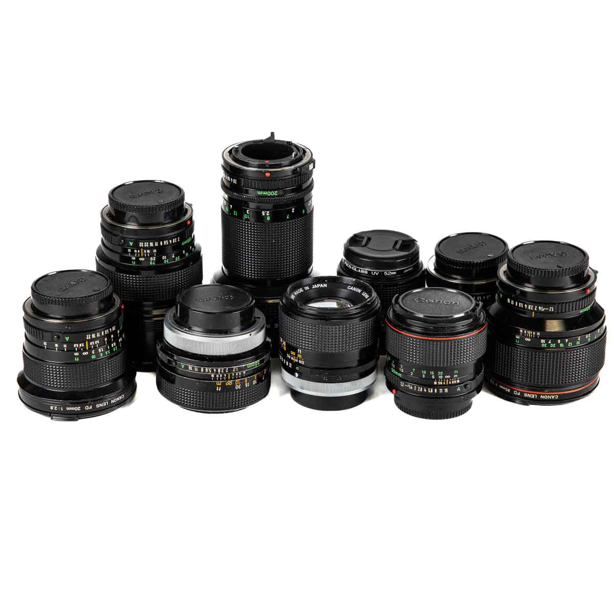 Kit lenti Canon FD - Usato