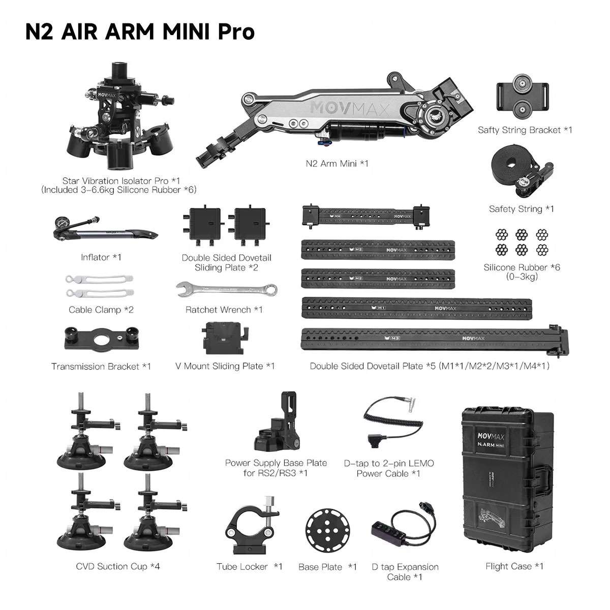 MOVAMX N2 Air Arm Mini Pro Kit