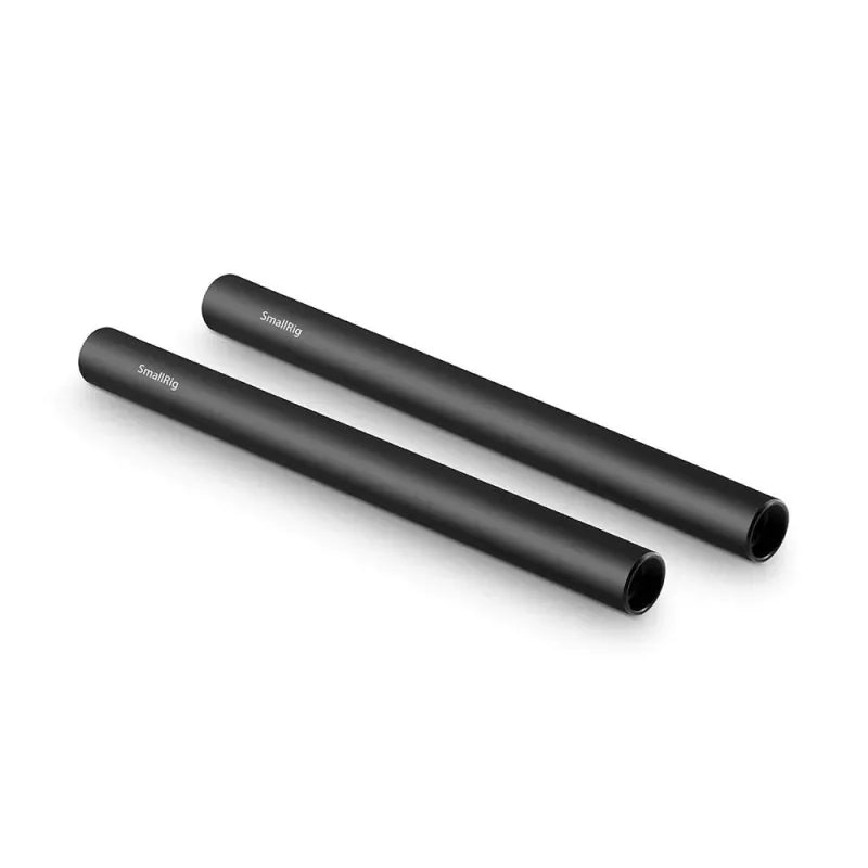 SmallRig 15mm Black Aluminum Alloy Rod (M12-200mm / 8in) (2pcs) 1051