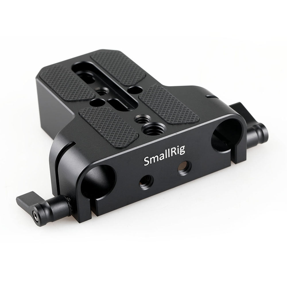 SmallRig Bottom Mount Plate with Dual 15mm Rod Clamp 1674