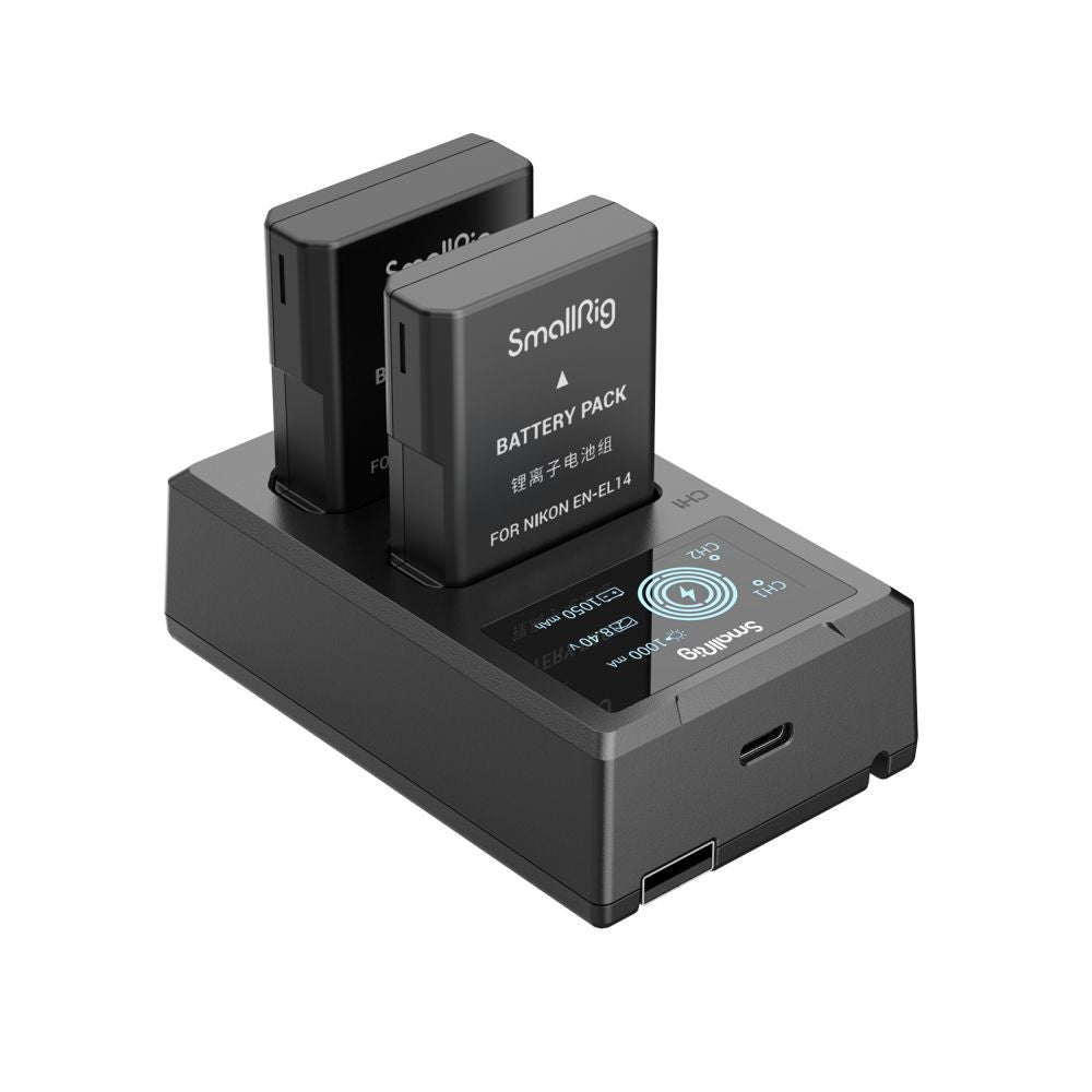 Kit de batterie et chargeur pour appareil photo SmallRig EN-EL14 3819