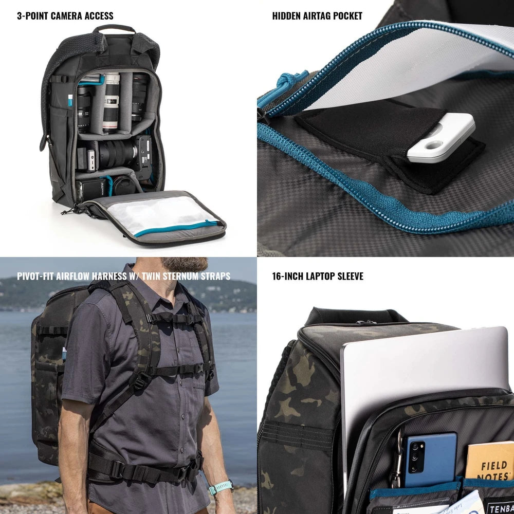 Tenba axis v2 24l backpack multicam color 637-757