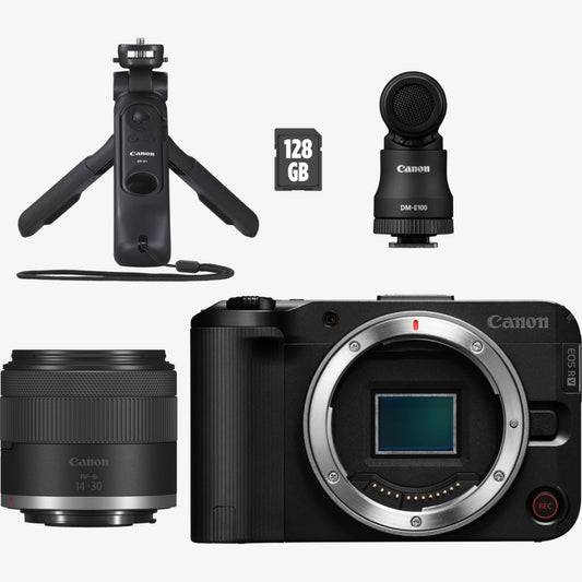 Kit per content creator con videocamera mirrorless Canon EOS R50 V