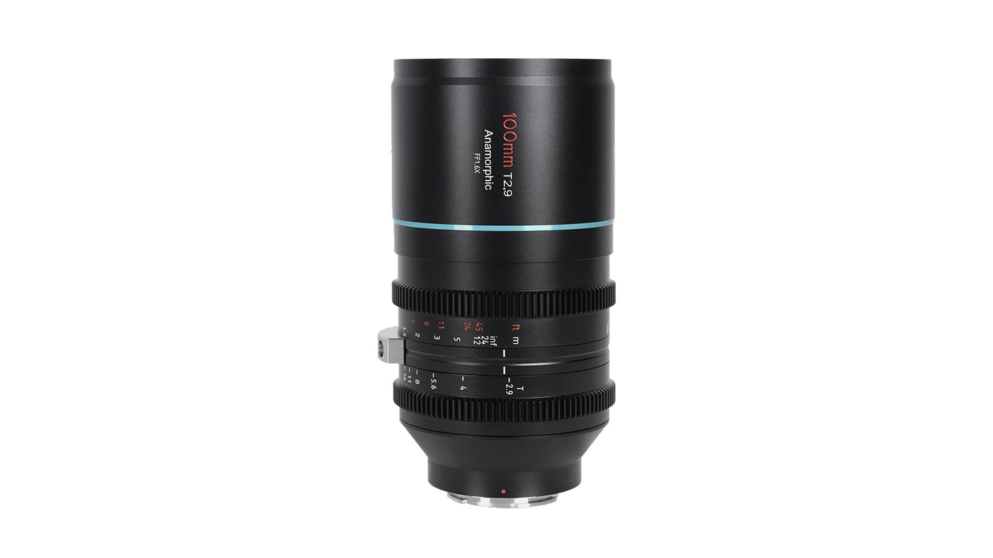 Sirui Venus Anamorphic Video Lens 100mm T2.9 1.6X Full-Frame and mount