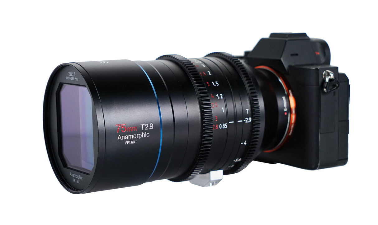 Sirui Venus Obiettivo Anamorfico Video 75mm T2.9 1.6X Full-Frame E-mount sony