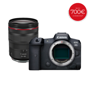 Canon EOS R5 + RF 24-105mm L (rimborso primavera 2024)