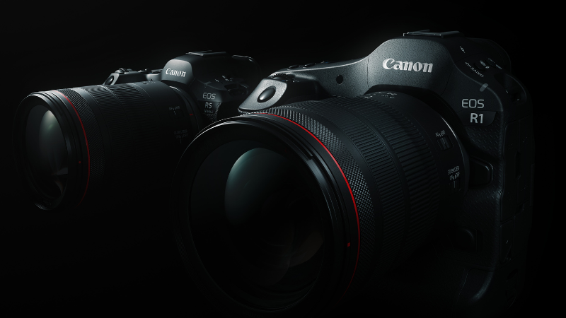 Canon EOS R1 e Canon EOS R Mark II